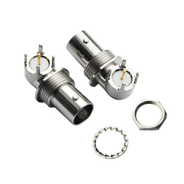 接頭插座pcb 彎式方頭5引腳 鋅合金PCB電路板