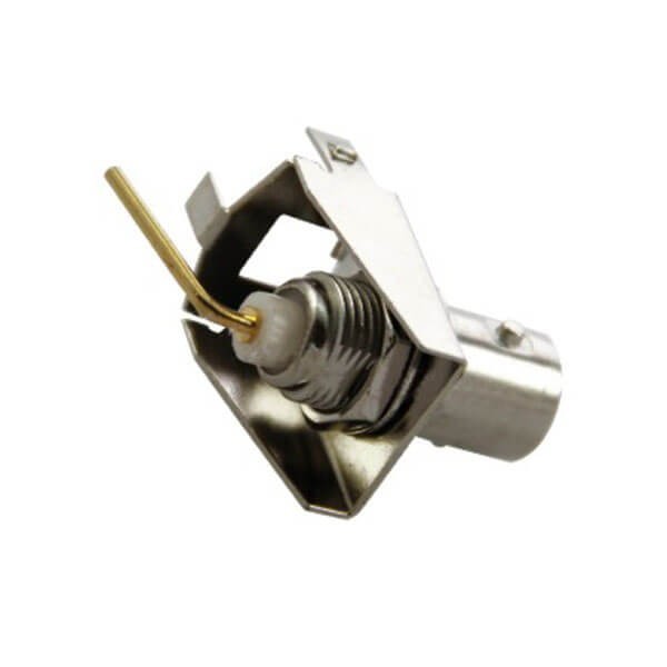 bnc接口板 彎式母頭 50歐姆 接PCB板端