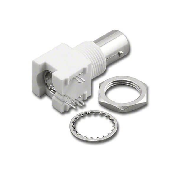 50歐姆bnc 彎式射頻同軸母頭 PCB