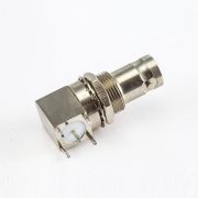 BNC連接器插孔彎式面板安裝前鎖穿墻PCB插孔75ohm BNC連接器插孔彎式面板安裝前鎖穿墻PCB插孔75ohm
