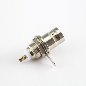 BNC  50歐姆母頭直式螺母安裝式座子