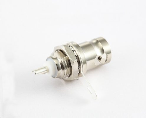 BNC 50歐姆母頭直式螺母安裝式座子