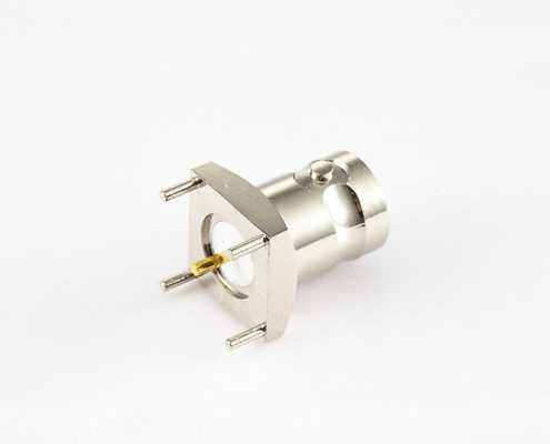 BNC 50歐姆直式母頭焊接PCB板的座子