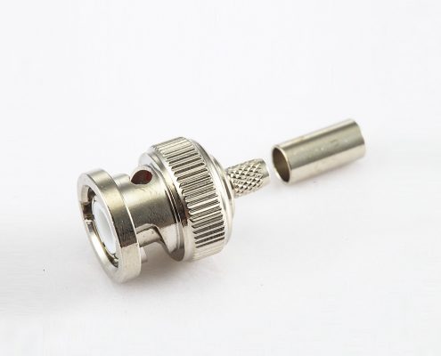 BNC 公頭直式壓接SYV50-2電纜