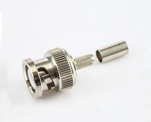 BNC  公頭直式壓接RG174/RG316電纜