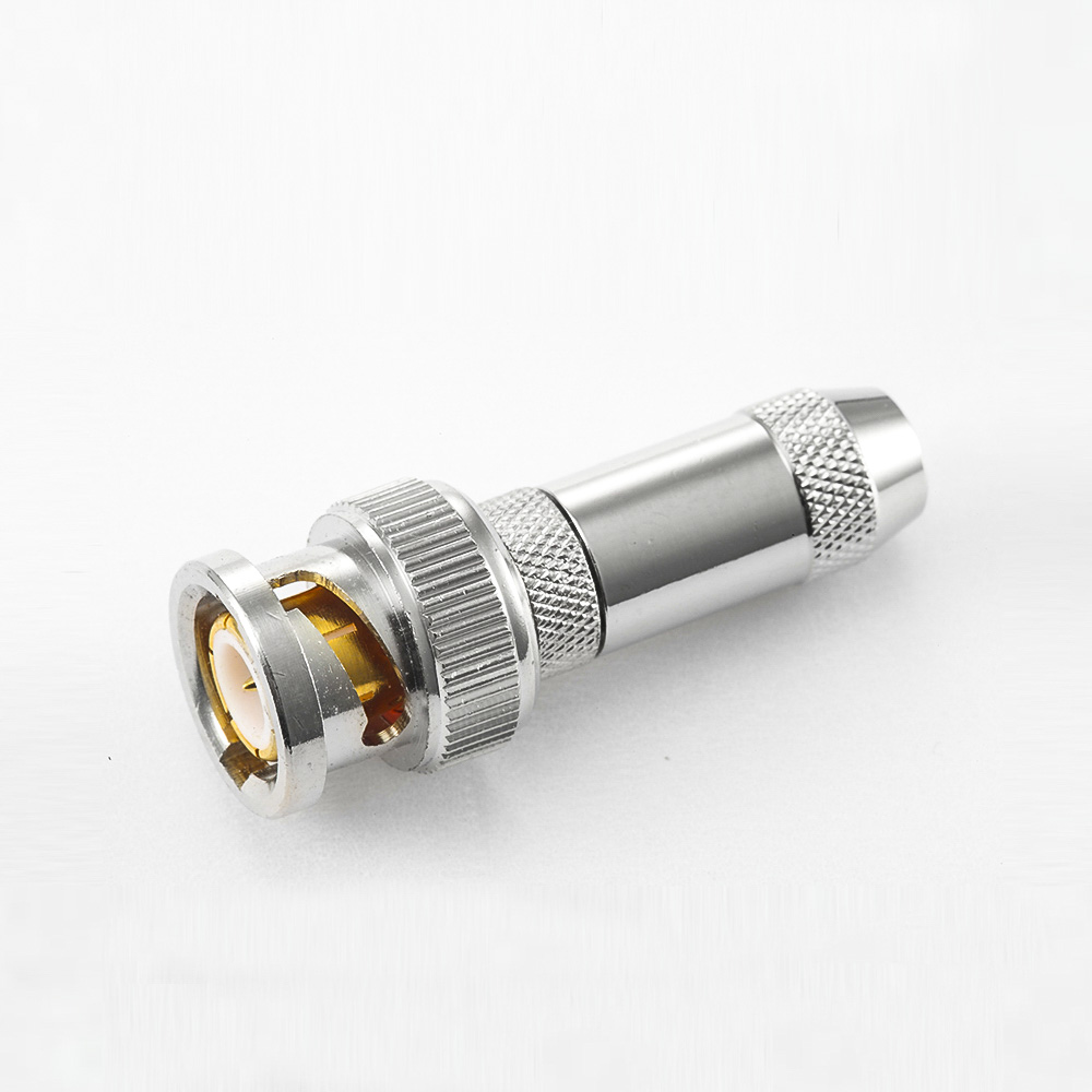 BNC  75歐姆公頭直式壓接SYV75-3電纜