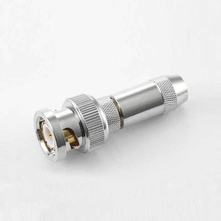 BNC  75歐姆公頭直式壓接RG59/SYV75-4電纜 BNC  75歐姆公頭直式壓接RG59/SYV75-4電纜