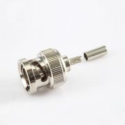 BNC  75歐姆公頭直式壓接RG179/SYV75-1.5電纜 BNC  75歐姆公頭直式壓接RG179/SYV75-1.5電纜