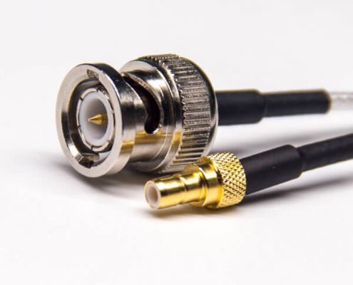 BNC接口公頭直式轉(zhuǎn)SMB母頭直式線材接RG316
